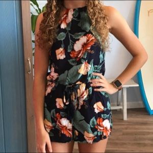 NWT Tropical Print Romper